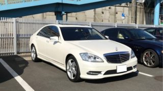 W221 Sクラス 車高