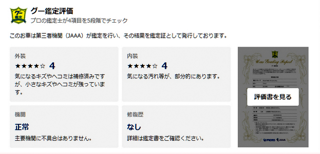 グー 鑑定書